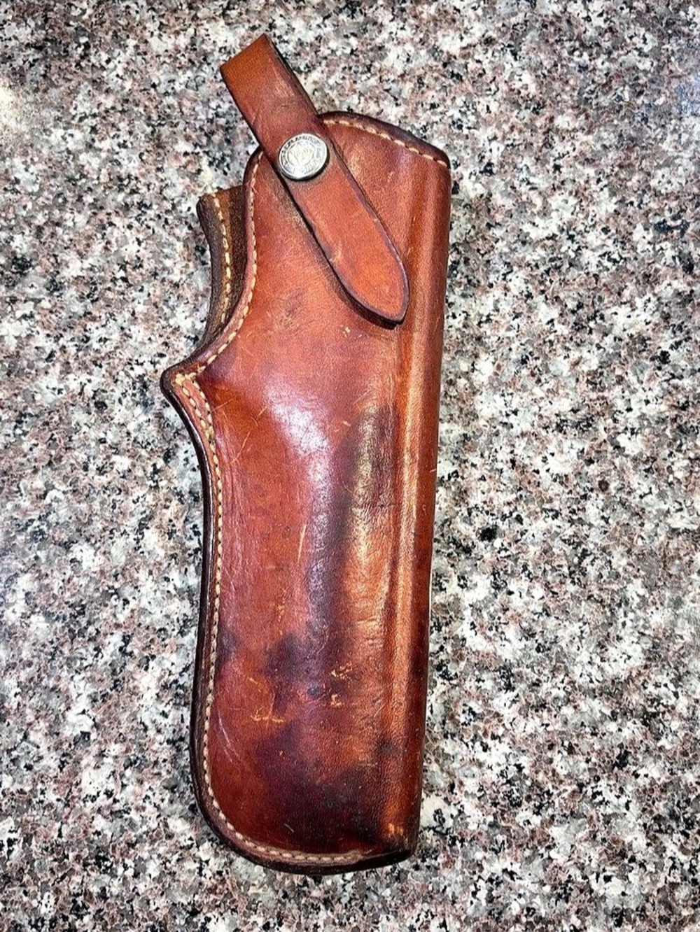 BIANCHI #89 22 Auto Leather Holster RH in Brown